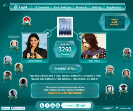 Light com nova ação promocional no Facebook