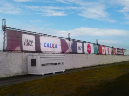 Sinalização verde no festival de música Lupaluna