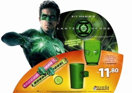 Lanterna Verde chega ao Habib’s