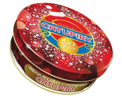 Catupiry lança embalagem especial de Natal