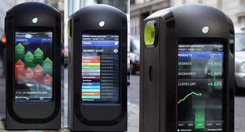Latas de lixo têm nova utilidade em Londres