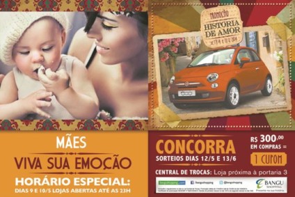 História de amor na ação promocional do Bangu