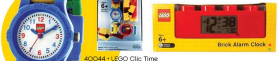 Coleção inédita de relógios Lego chega ao mercado