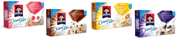 Quaker apresenta Cereal Mix