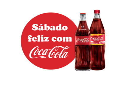 Promoção “Sábado feliz com Coca-Cola” para donas de casa