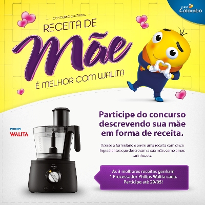 Colombo e Walita se unem em ação promocional