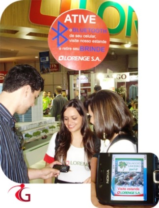 Lorenge utiliza Bluetooth em ações no Salão do Imóvel Lorenge utiliza Bluetooth em ações no Salão do Imóvel