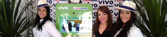 Vivo contou com um lounge na Convenção da Novo Mundo