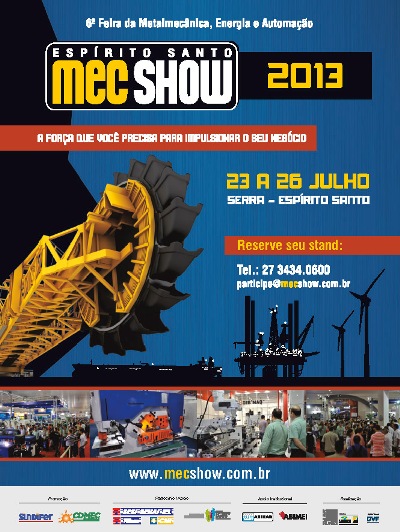 Mec Show com novidades do setor metalmecânico