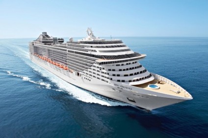 The MSC Preziosa, the upcoming admiral ship of MSC Cruises, will take to the sea in March, boasting the longest water slide ever built on boat.