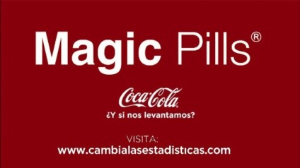 Coca-Cola mostra Magic Pills para acabar com a obesidade