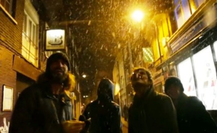 Agência faz nevar em Londres