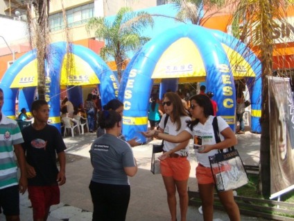 Mandala comanda ação promo no centro de Maceió