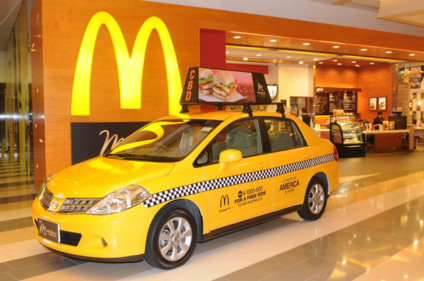 McDonald’s leva Yellow Cab para Hong Kong