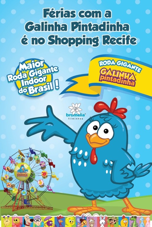 Galinha Pintadinha visita o Shopping Recife nas férias