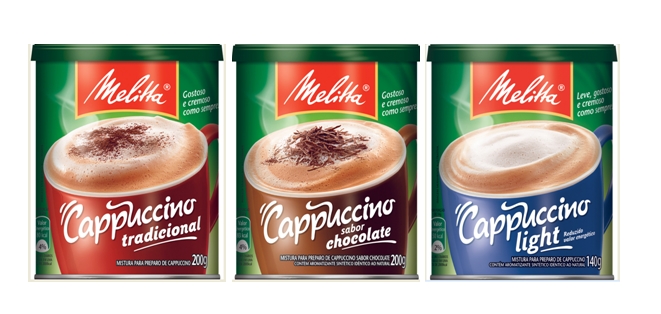 Linha Cappuccino Melitta ganha embalagem 100% reciclável