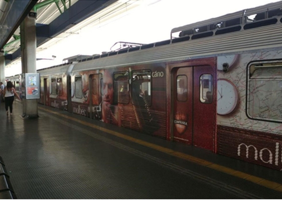 Trem de Belo Horizonte tem ação de Dia dos Pais do Boticário