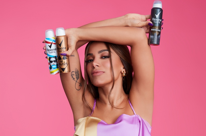 Rexona e Anitta relançam 'Show das Poderosas'