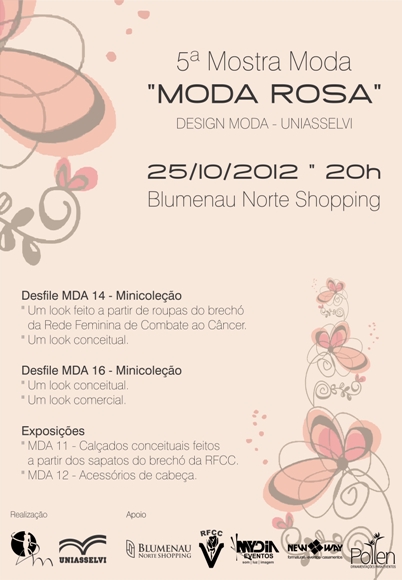 Curso de Moda da Uniasselvi realiza desfile em Blumenau