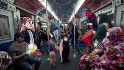 Adobe transforma o metrô em uma jornada criativa