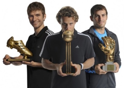 Adidas premia maiores craques do futebol mundial