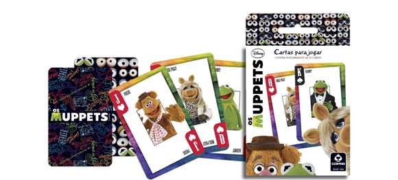 Baralho exclusivo dos Muppets na rede Kinoplex