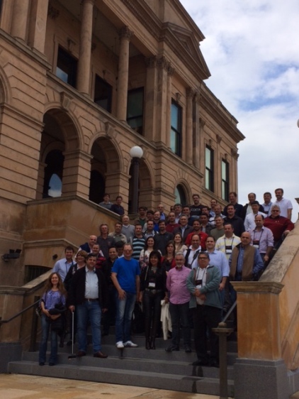 Colaboradores da DuPont no Museu Des Moines.