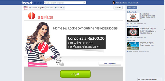 E-commerce Passarela cria jogo nas redes sociais