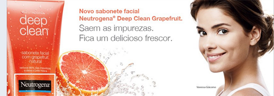 Neutrogena com promo nas redes sociais