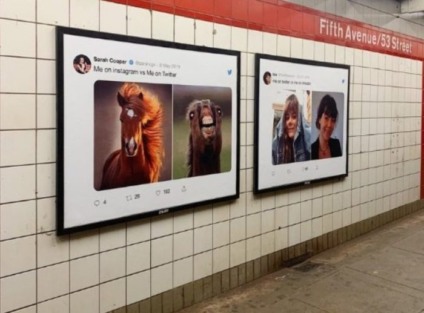Twitter leva memes de usuários ao metrô