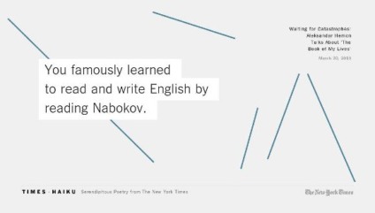 Times cria robô que transforma notícia em poesia