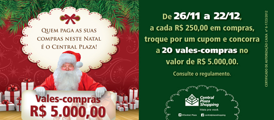 Natal dos ursos polares chega ao Central Plaza
