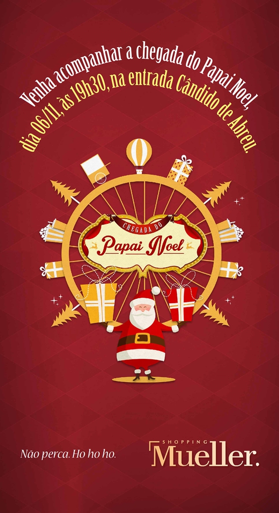 Shopping Mueller abre temporada de Natal