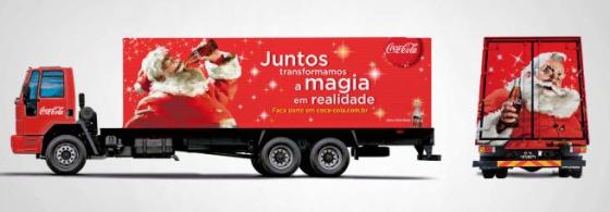 Coca-Cola quer tornar a magia do Natal realidade