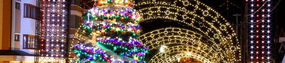 30_11_2010_Natal Luz de Gramado_Decoração na Av. das Hortênsias. Foto Cleiton Thiele/SerraPress