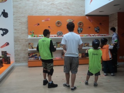Nerf Zona de Teste é atração no Raposo 