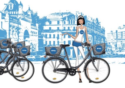 Nivea percorre ruas de Lisboa com bicicletas