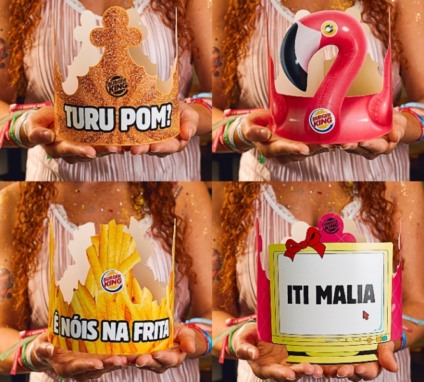 Combo ressaca e brinde divertido no Carnaval do Burger King Combo ressaca e brinde divertido no Carnaval do Burger King