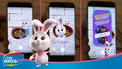 Extra promove "Ache os Ovos" com game de RA