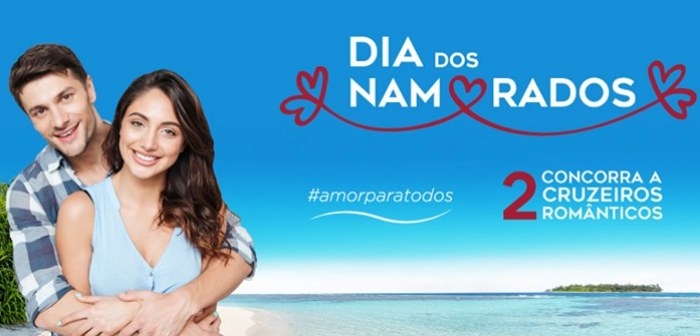 Dia dos Namorados do Passeio vai sortear 2 cruzeiros