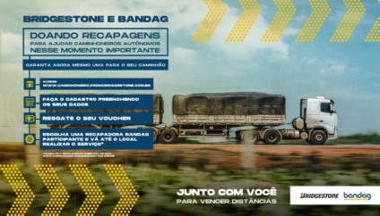 Bridgestone realiza ação de apoio a caminhoneiros autônomos 