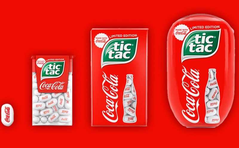 Coca-Cola é o novo sabor de Tic Tac