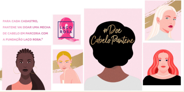 Pantene, Rappi e Fundação Laço Rosa se unem em ação de solidariedade
