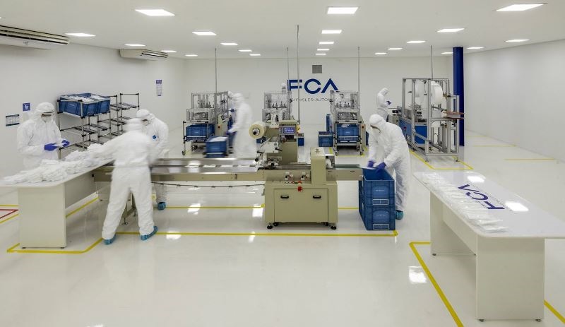 FCA inicia produção de máscaras cirúrgicas na fábrica de Betim