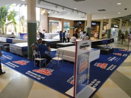 Feirão de produtos Ortobom acontece em shoppings do RJ