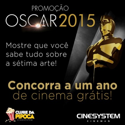 Um ano de cinema grátis na ação promo do Cinesystem