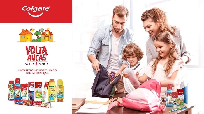Colgate cria campanha “Volta às Aulas” e faz ação social