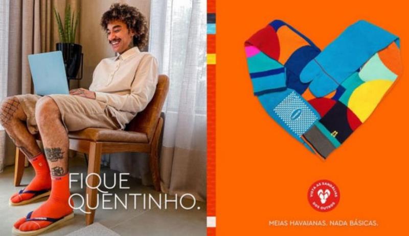 Havaianas lança meias com dedos