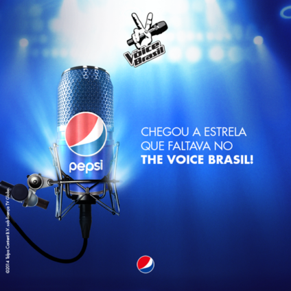 Pepsi é o refrigerante oficial do The Voice Brasil