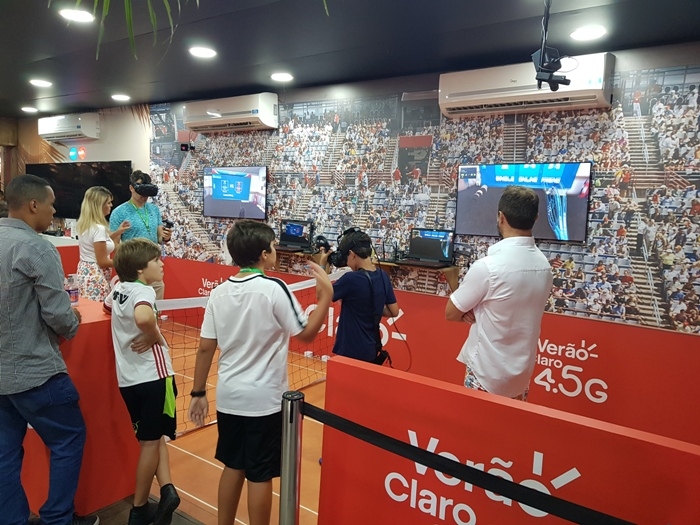 Claro e Rio Open no clima do Verão 4.5G